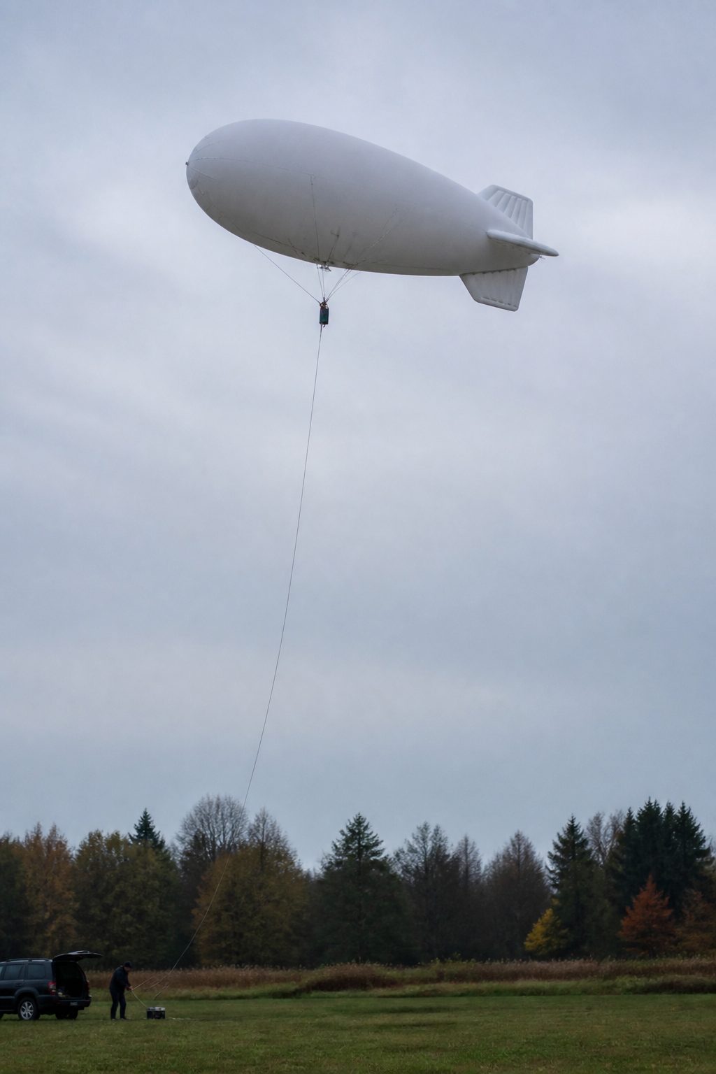 Shape is not styling : Helium lift, drag and tether geometry